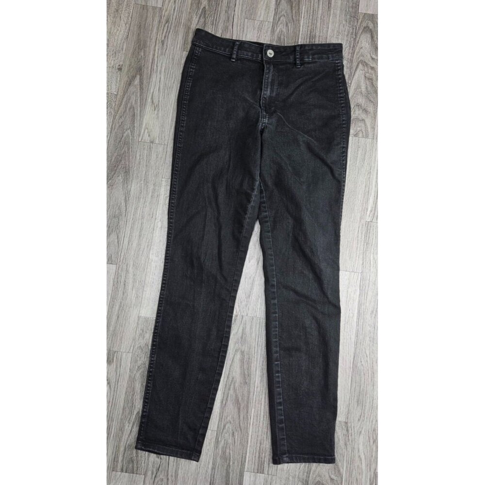 (3/$35) &Denim By H&M Size 27 Skinny High Waist Ankle Length Black Grey Jeans